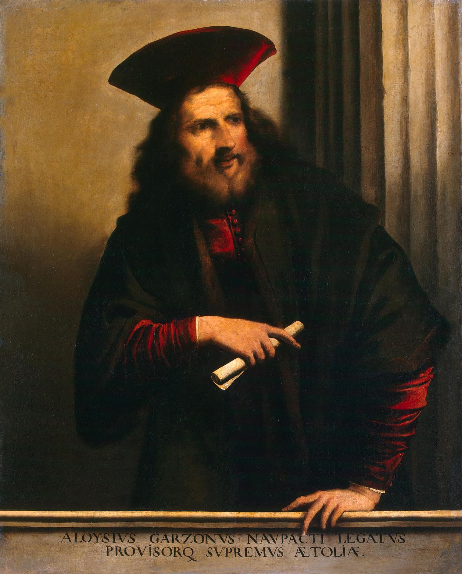 Pietro della Vecchia, Portrait of Aloysio Garzoni