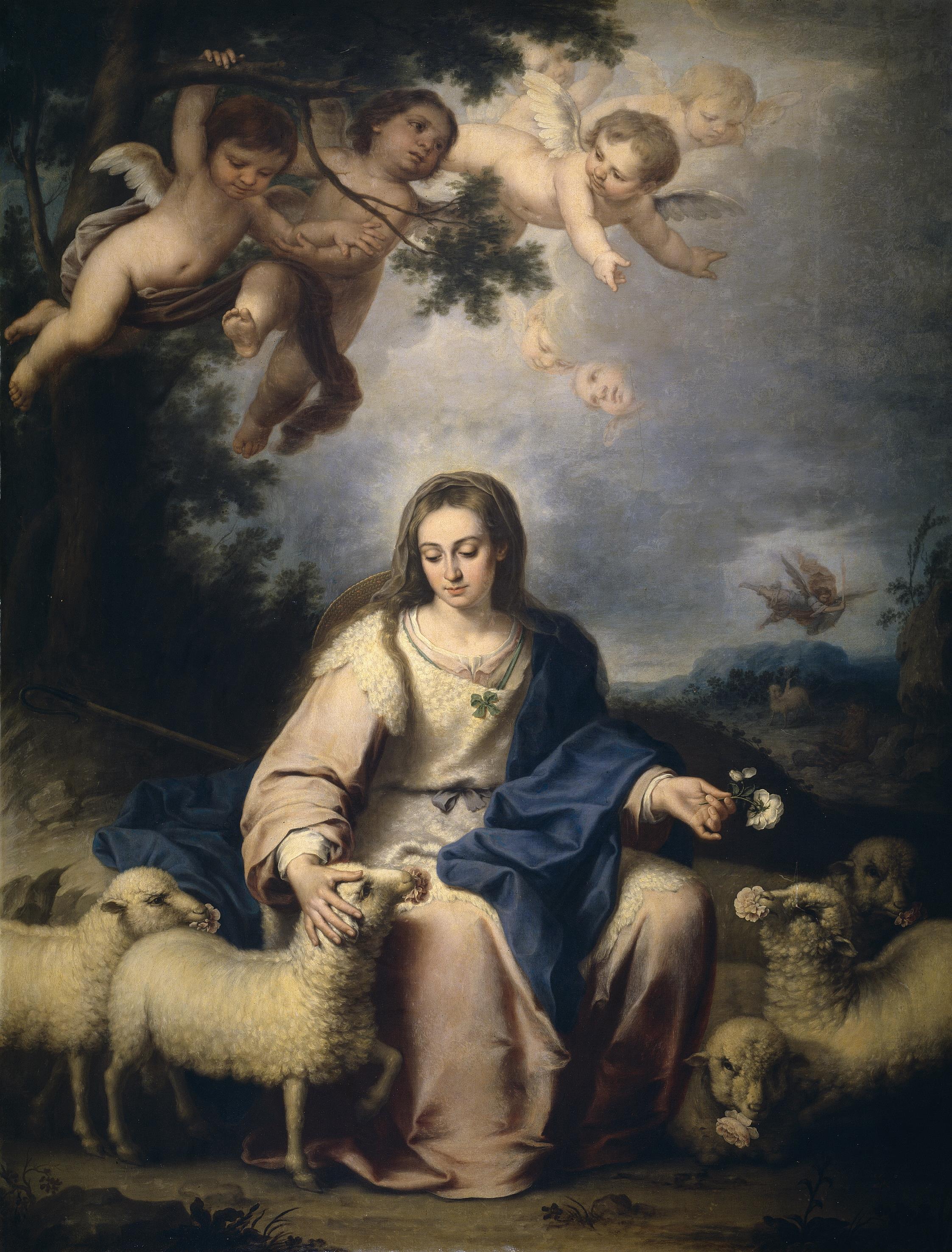 Bernardo Germán de Llórente, The Virgin as a Shepherdess
