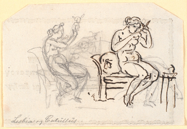Nicolai Abildgaard, Lesbia og Catullus