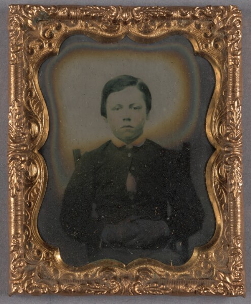Unknown, [Portrait of a Seated Boy]