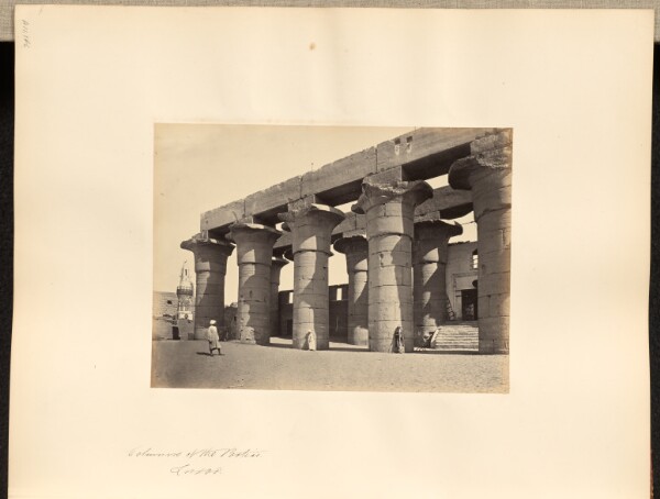 Francis Frith, Columns of the Portico, Luxor