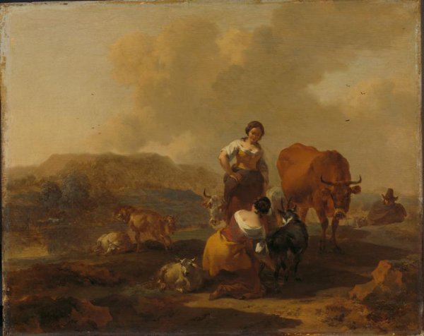 Nicolaes Pietersz Berchem, Italian Landscape