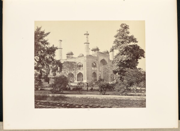 Samuel Bourne, Secundra; The Entrance Gate from the Garden