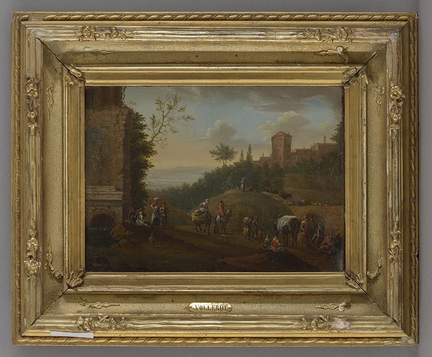 Johann Christian Vollerdt, Landschaft mit Staffage, 1760er Jahre