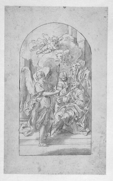 Francesco Solimena, Tobias helbreder sin far