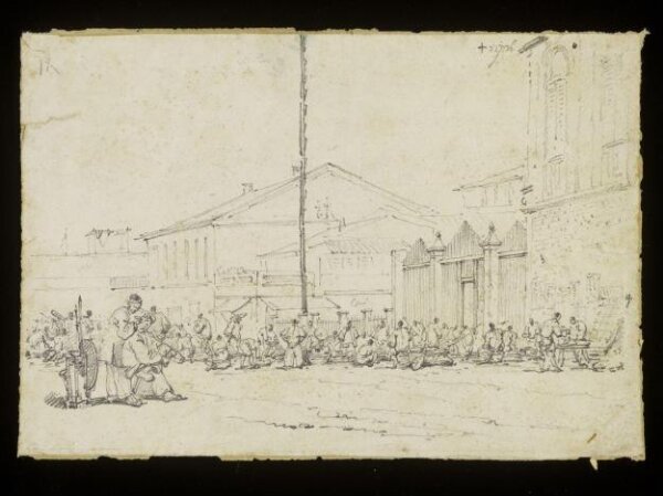 George Chinnery, Street scene in China