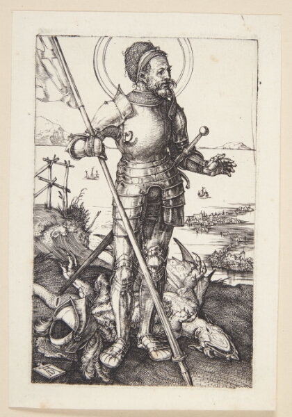 Albrecht Dürer, St. Georg, stående