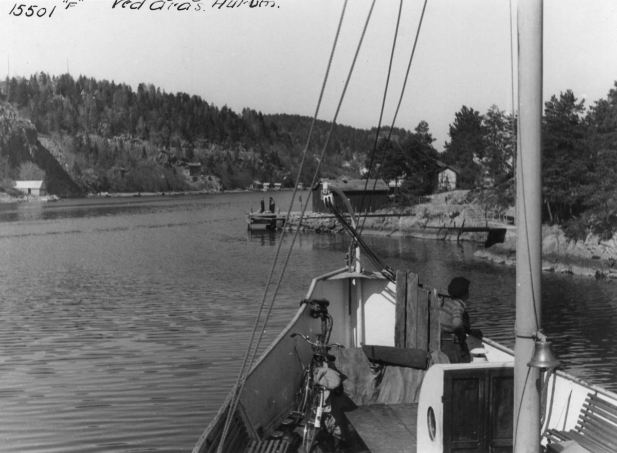 Anders Beer Wilse, Samferdsel, båt, Åros.