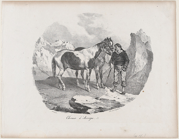 Théodore Géricault, Horses of Auvergne