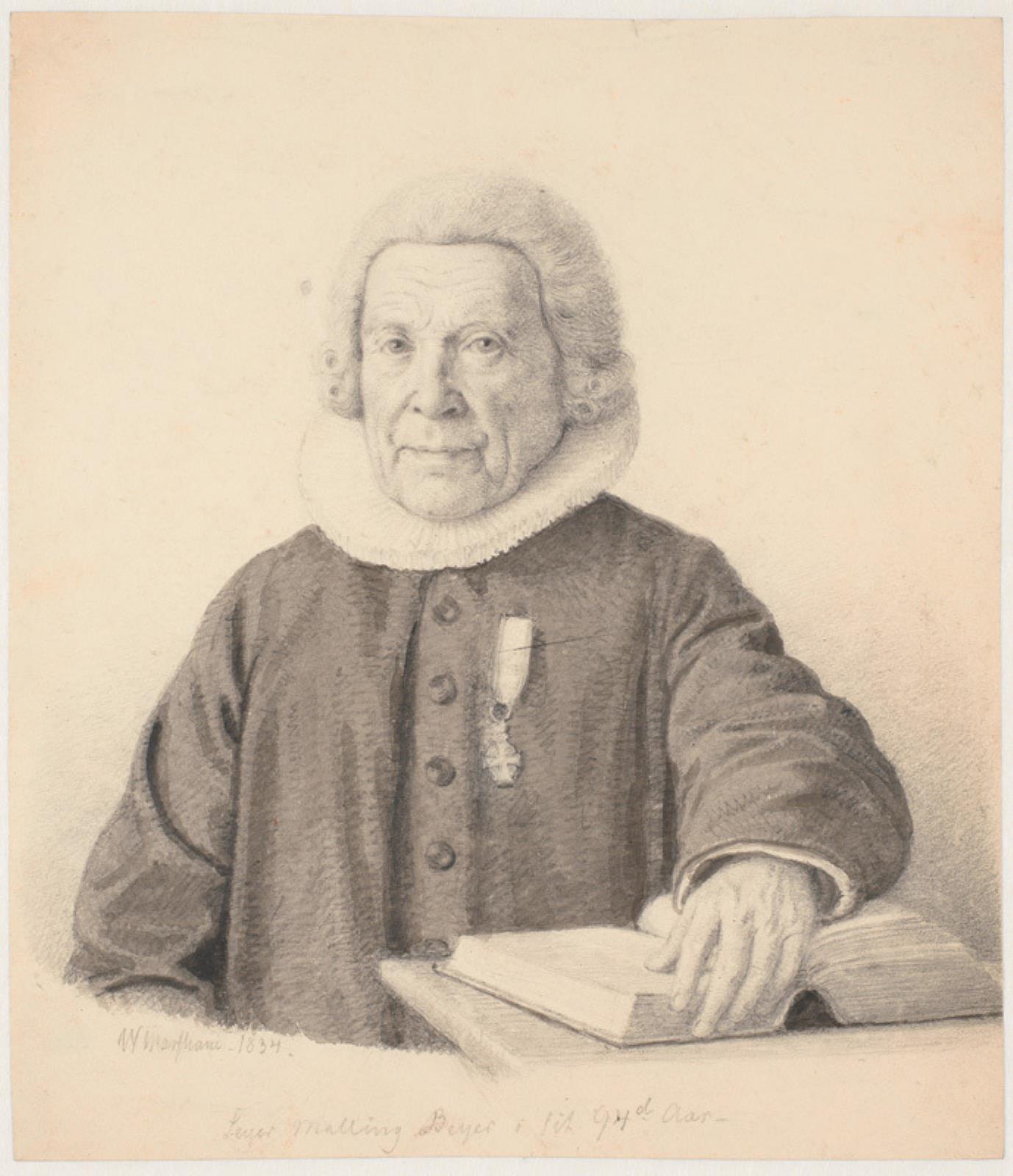 Wilhelm Marstrand, Pastor "Seyer Malling Beyer i sit 94de Aar"