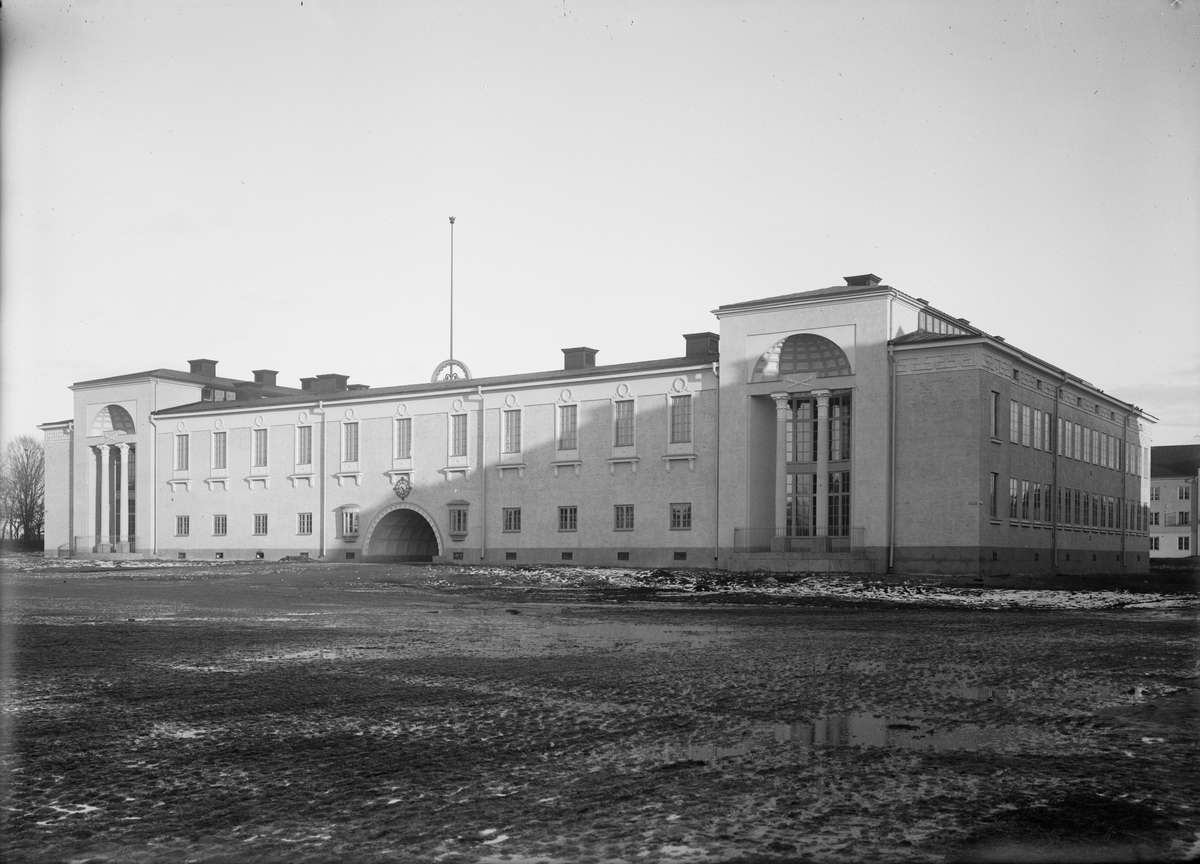 Paul Sandberg, Vaksalaskolan, Vaksala torg, Fålhagen, Uppsala 1927