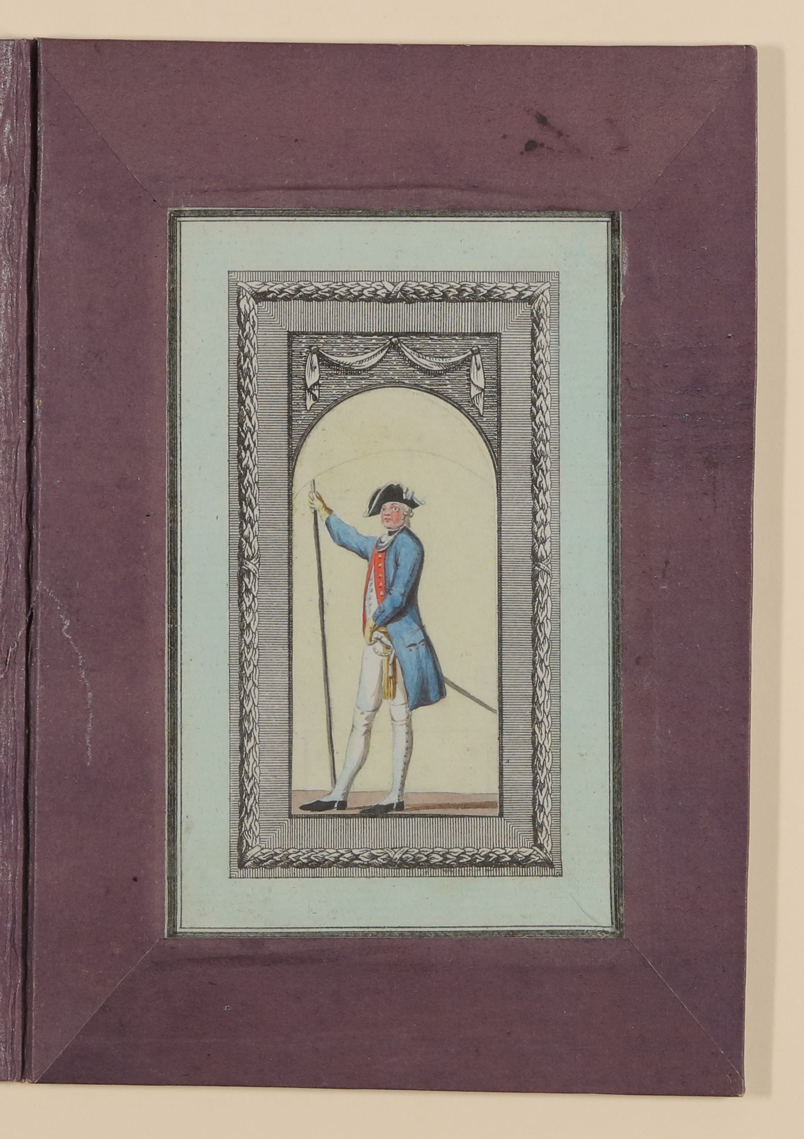 Daniel Nikolaus Chodowiecki, Offizier [Teil der Kassette "CHODOWIECKI, NARRISCHE, Bd. 9"]