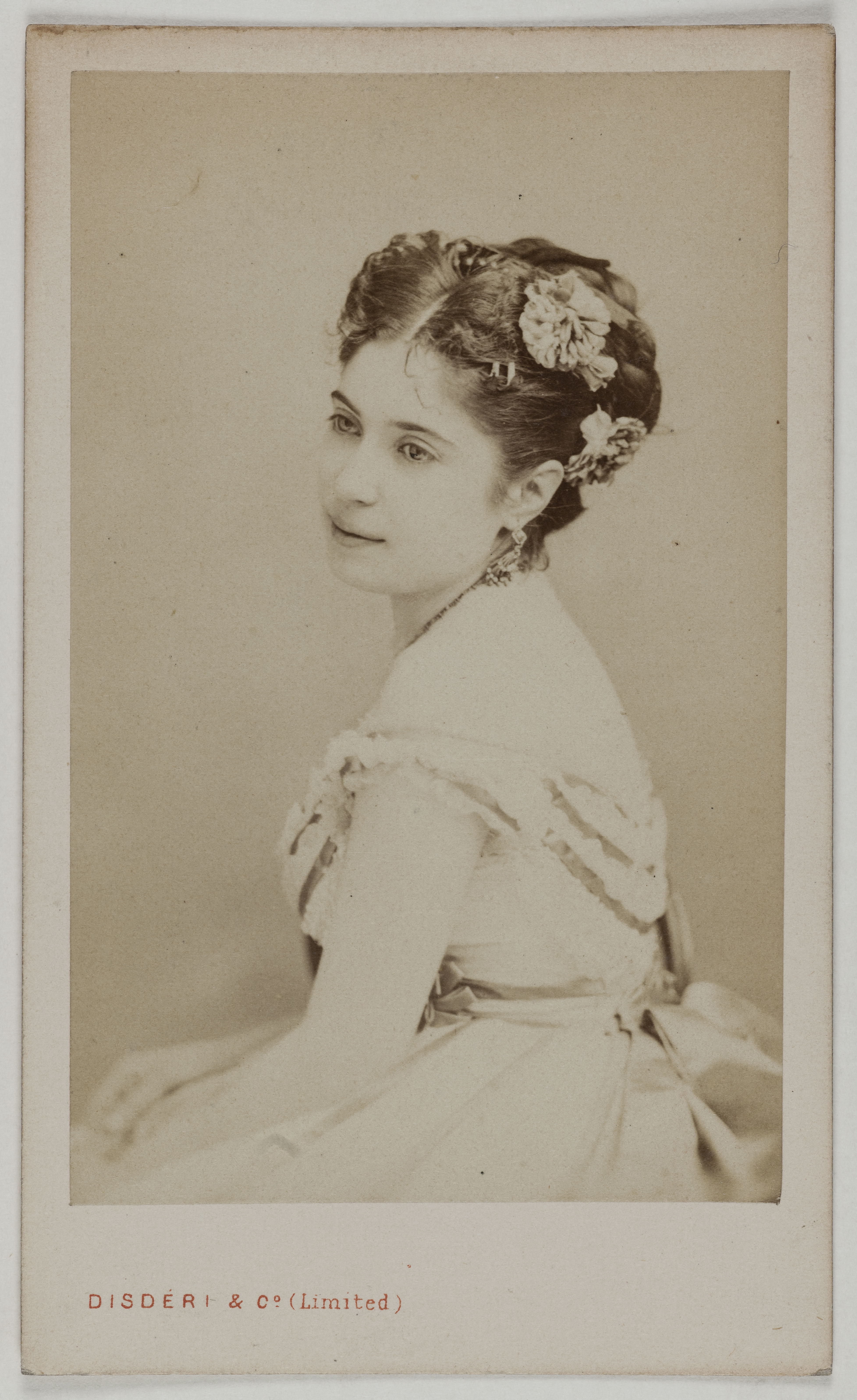 Disderi & Cie, Portrait de Delby Blanche ou Jeanne, (actrice)
