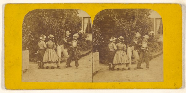 Unknown, [Four children playing]