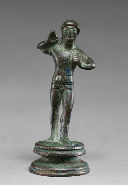 Unknown, Statuette of a Youth Putting on His Cuirass