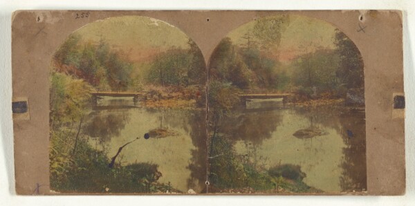 New York Stereoscopic Company, View near Philadelphia, on the Wissahicon [sic].