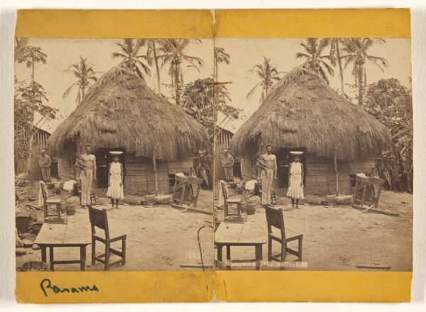 Eadweard J. Muybridge, Panama. Native Hut.
