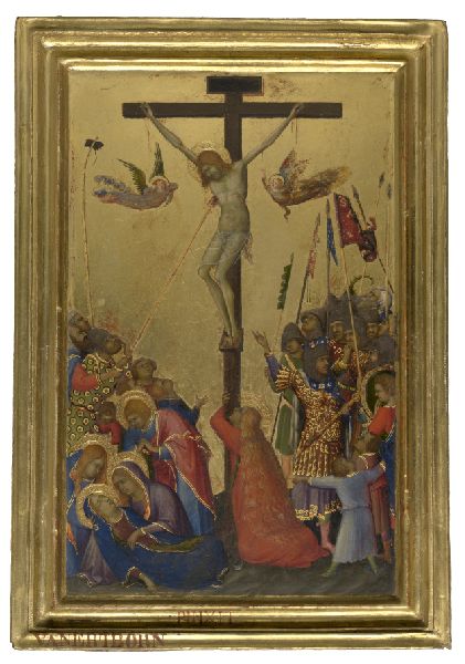 Simone Martini, Christ on the Cross, 'Le coup de lance'