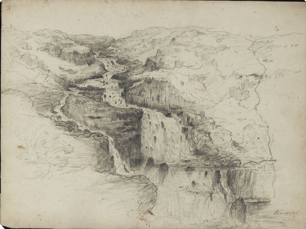 Johann Martin Bernatz, Das Hochland - Der Fluss Baresa
