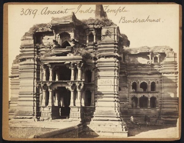 Francis Frith, Ancient Indoo Temple.  Bindrabund