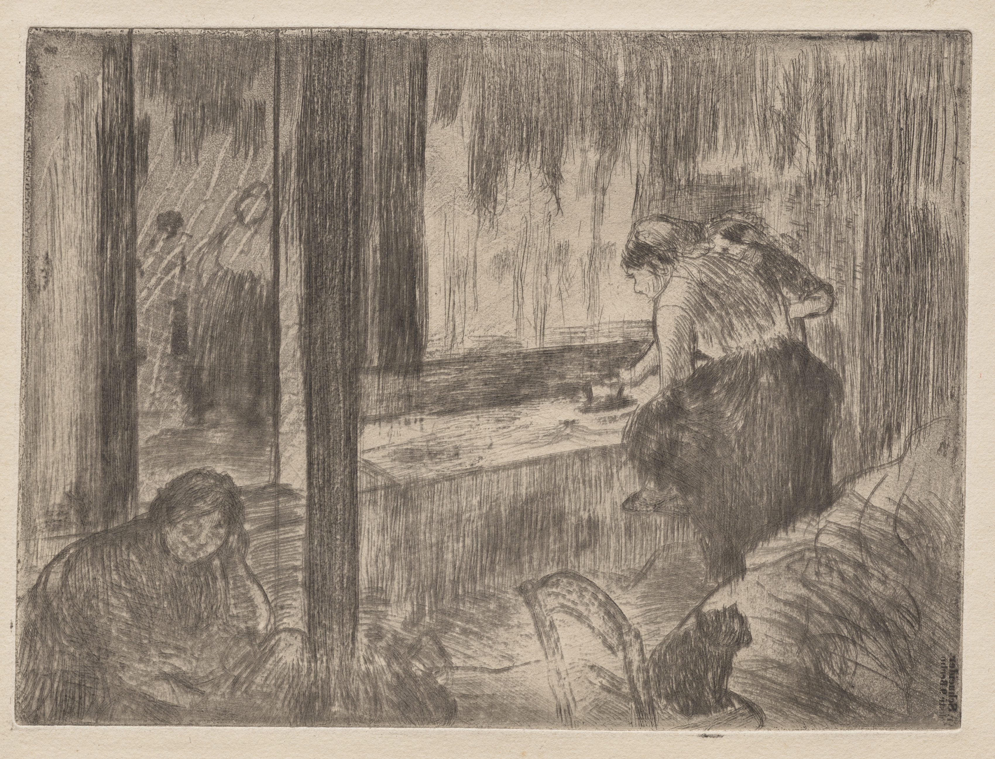 Edgar Degas, The Laundresses