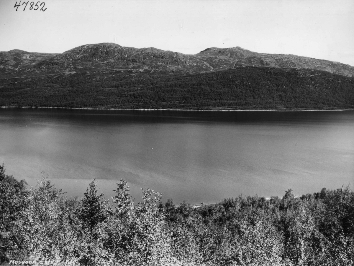 Anders Beer Wilse, Mosvatnet, Landskap