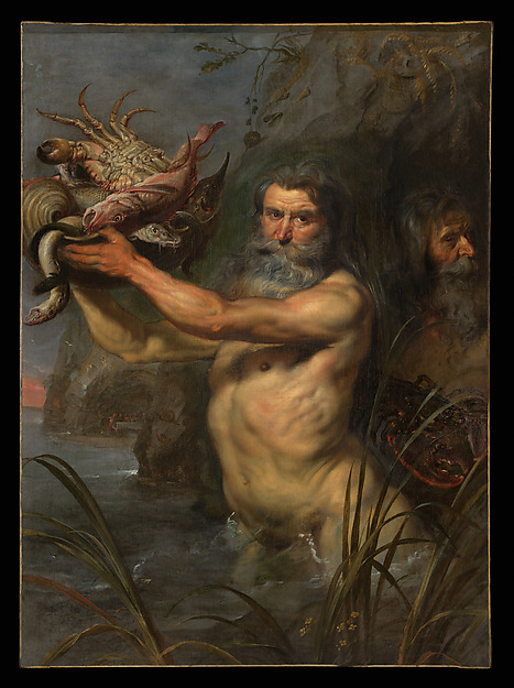 Anthony van Dyck, Two Tritons at the Feast of Acheloüs