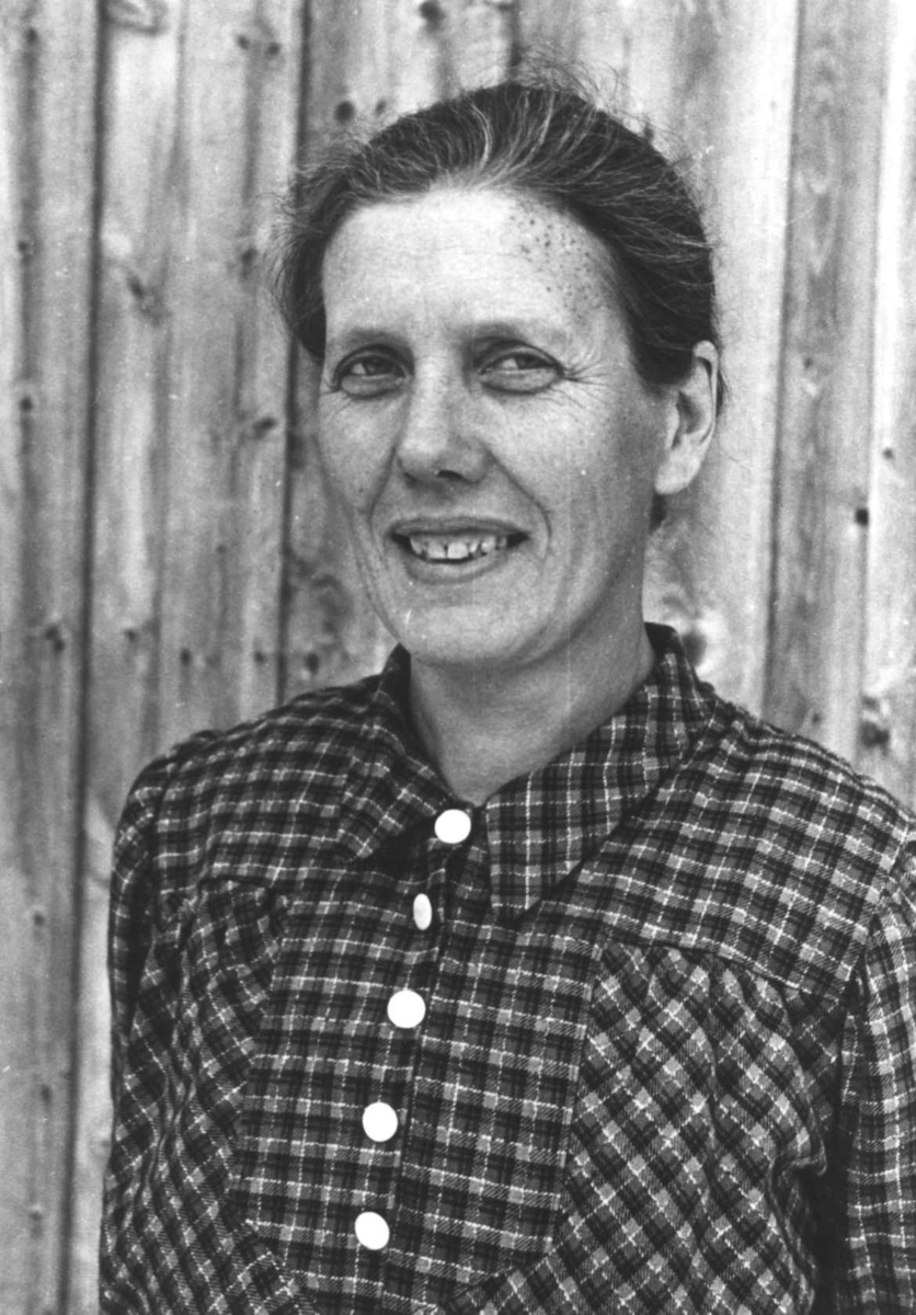 Anna Grostøl, Portrett av en kvinne på Smeland. Åseral 1941.