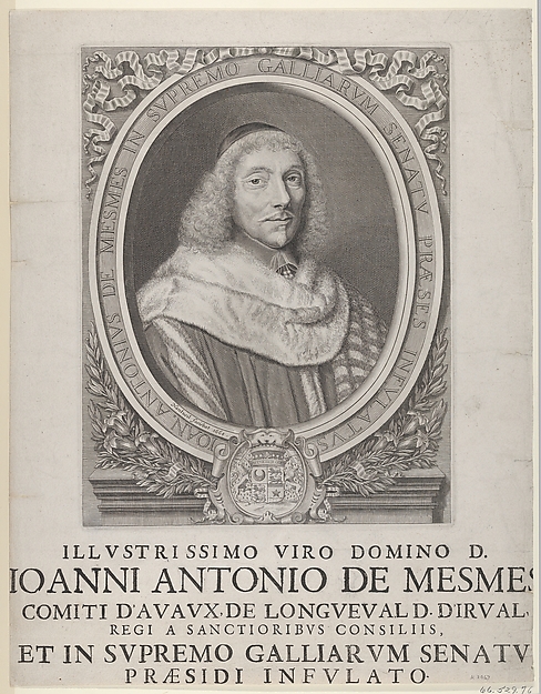 Robert Nanteuil, Jean-Antoine de Mesmes