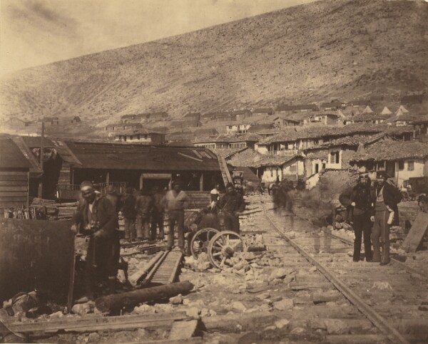 Roger Fenton, The Railway Yard, Balaklava.