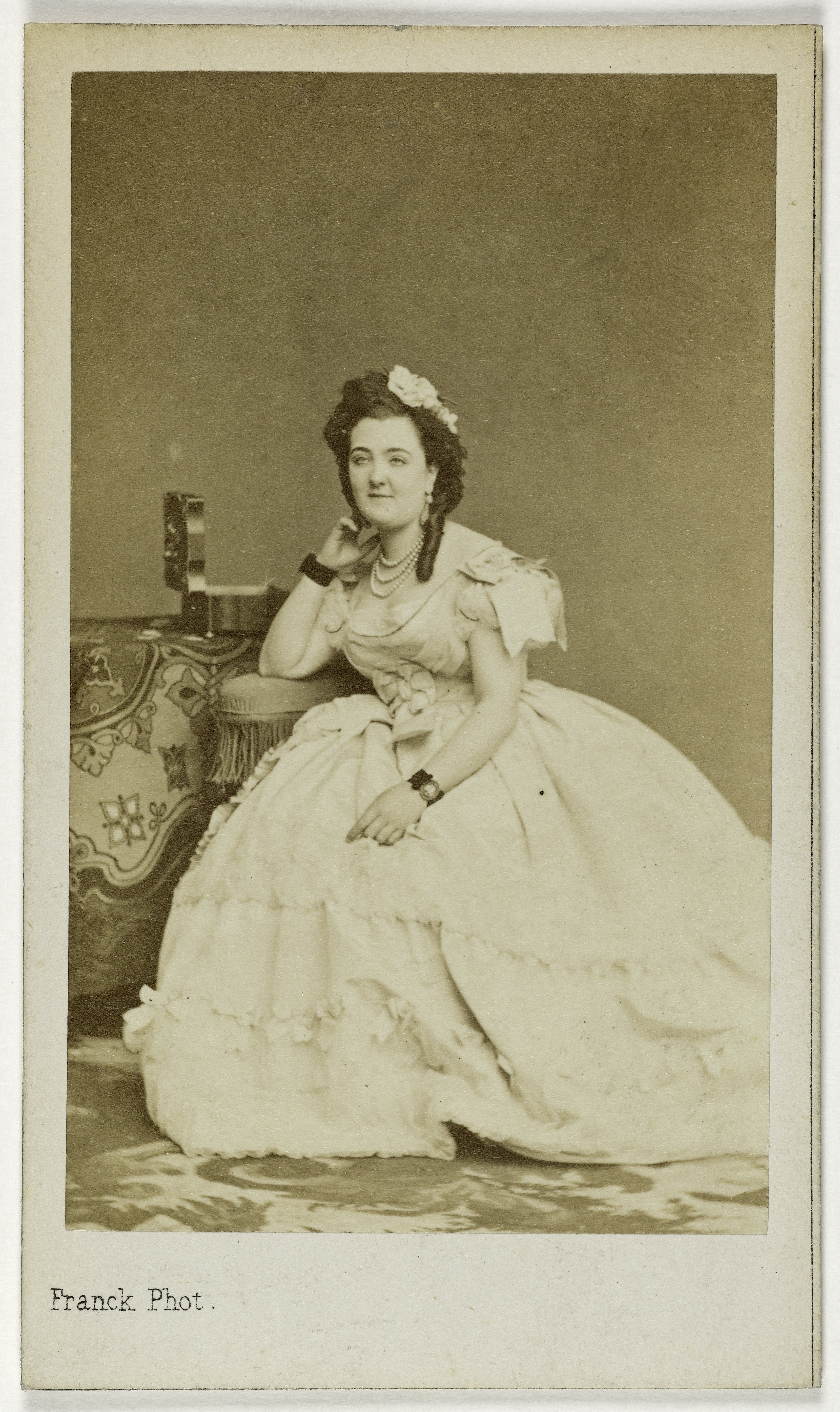 Franck, Portrait de Gillus (?), (actrice)