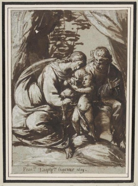 Unknown, The Holy Family and the infant St John the Baptist