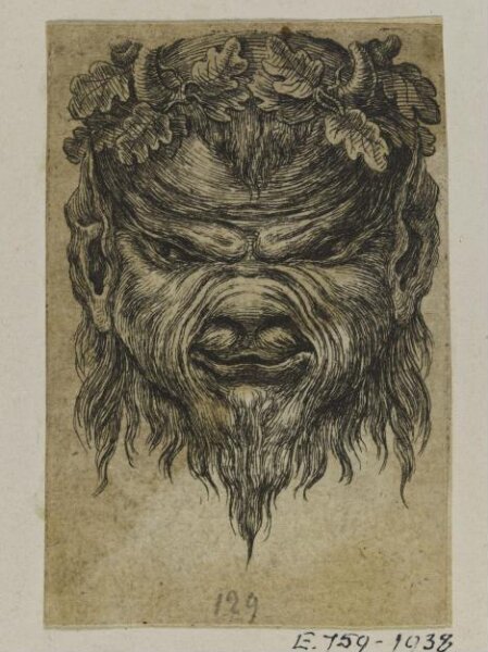 Unknown, Mask of a satyr