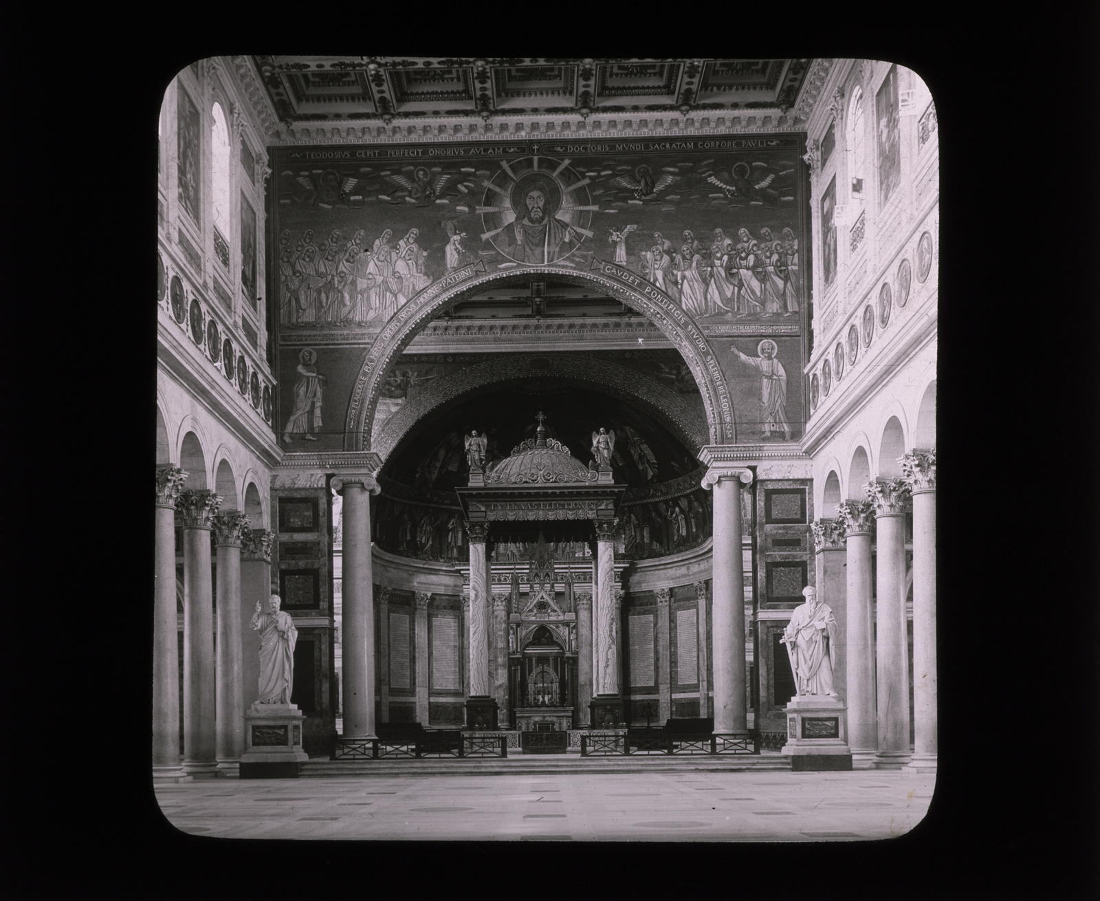 Desconegut, Rome. S. Paul hors les murs, le choeur Photo Louvre