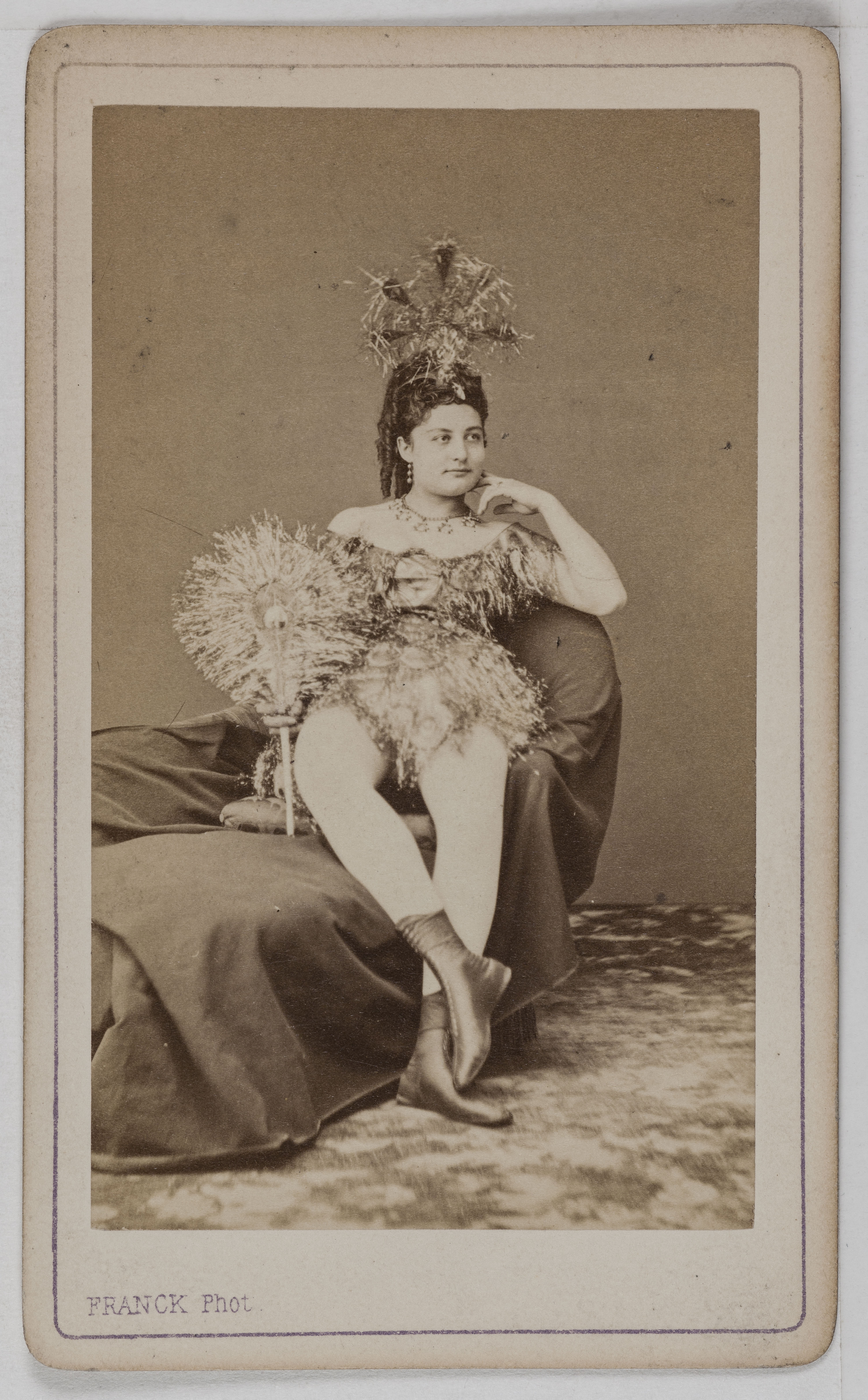 Franck, Portrait de Magnin, (danseuse ?)