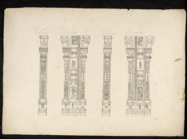 Unknown, Architectural drawing of Tirumala Nayak at Madura,