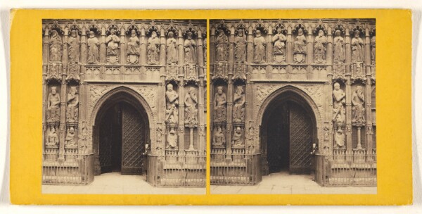 George Washington Wilson, Exeter Cathedral - The Great West Door.
