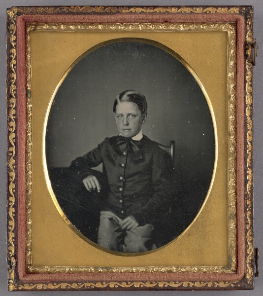 Unknown, [Portrait of a Seated Boy]