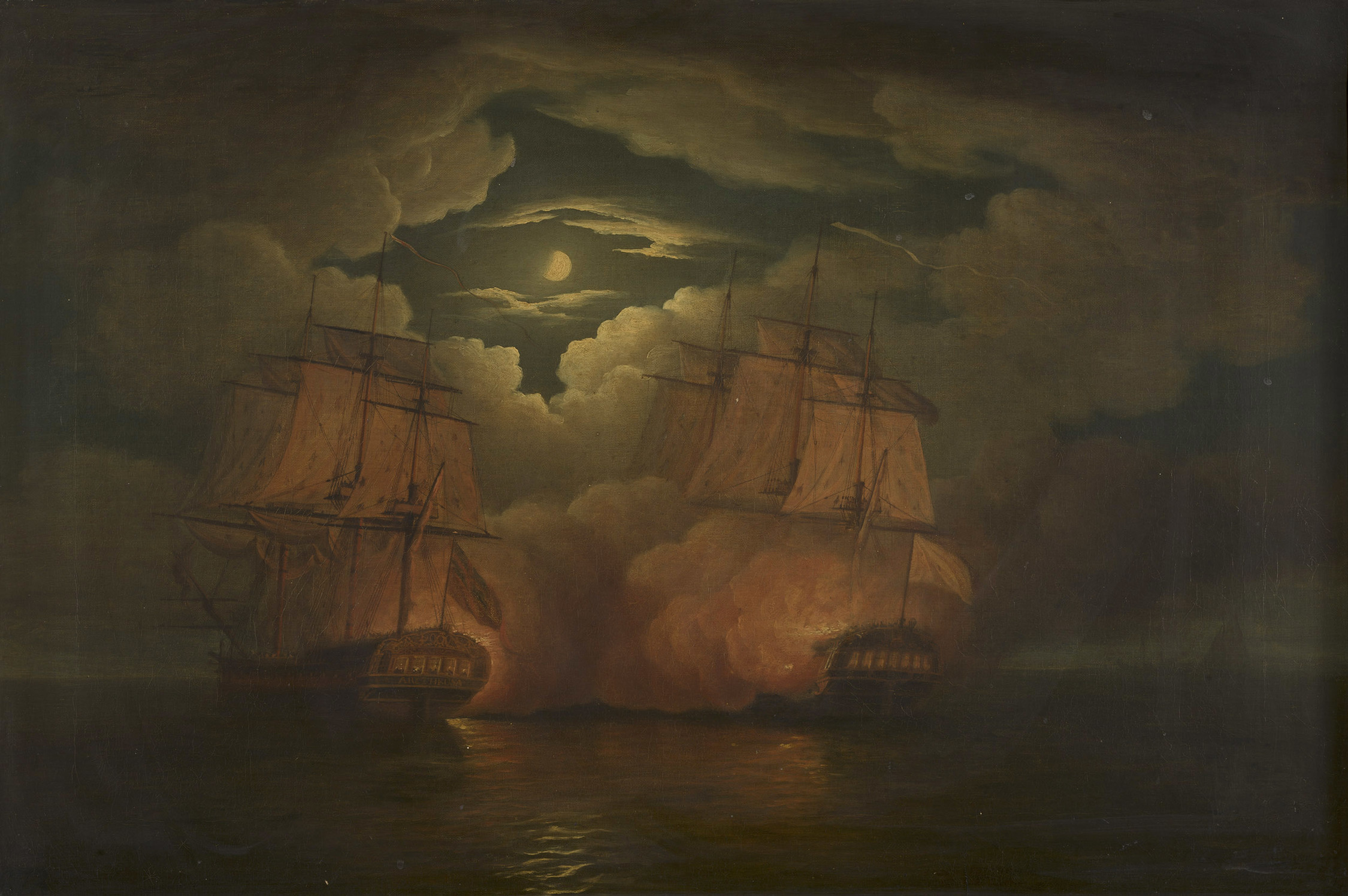 Francis Swaine, The Engagement between" The Arethusa" and "La Belle Poule", 17 June 1778.