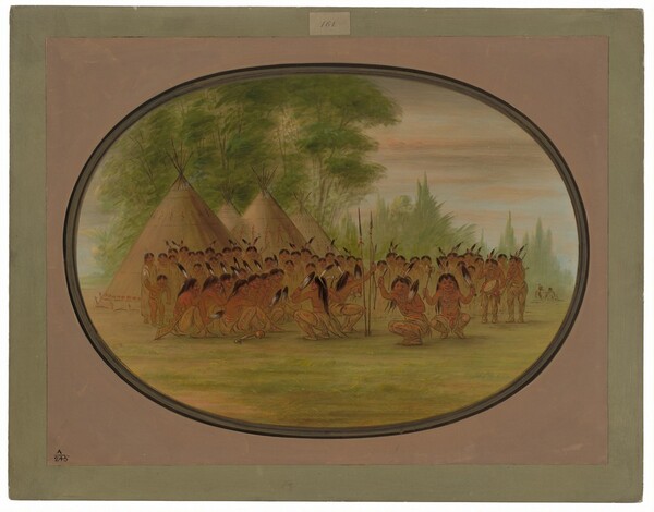 George Catlin, Eagle Dance - Choctaw