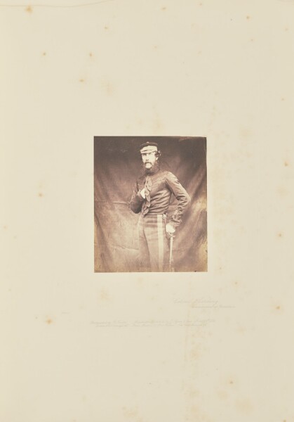 Roger Fenton, Colonel Harding, Commandant at Balaklava