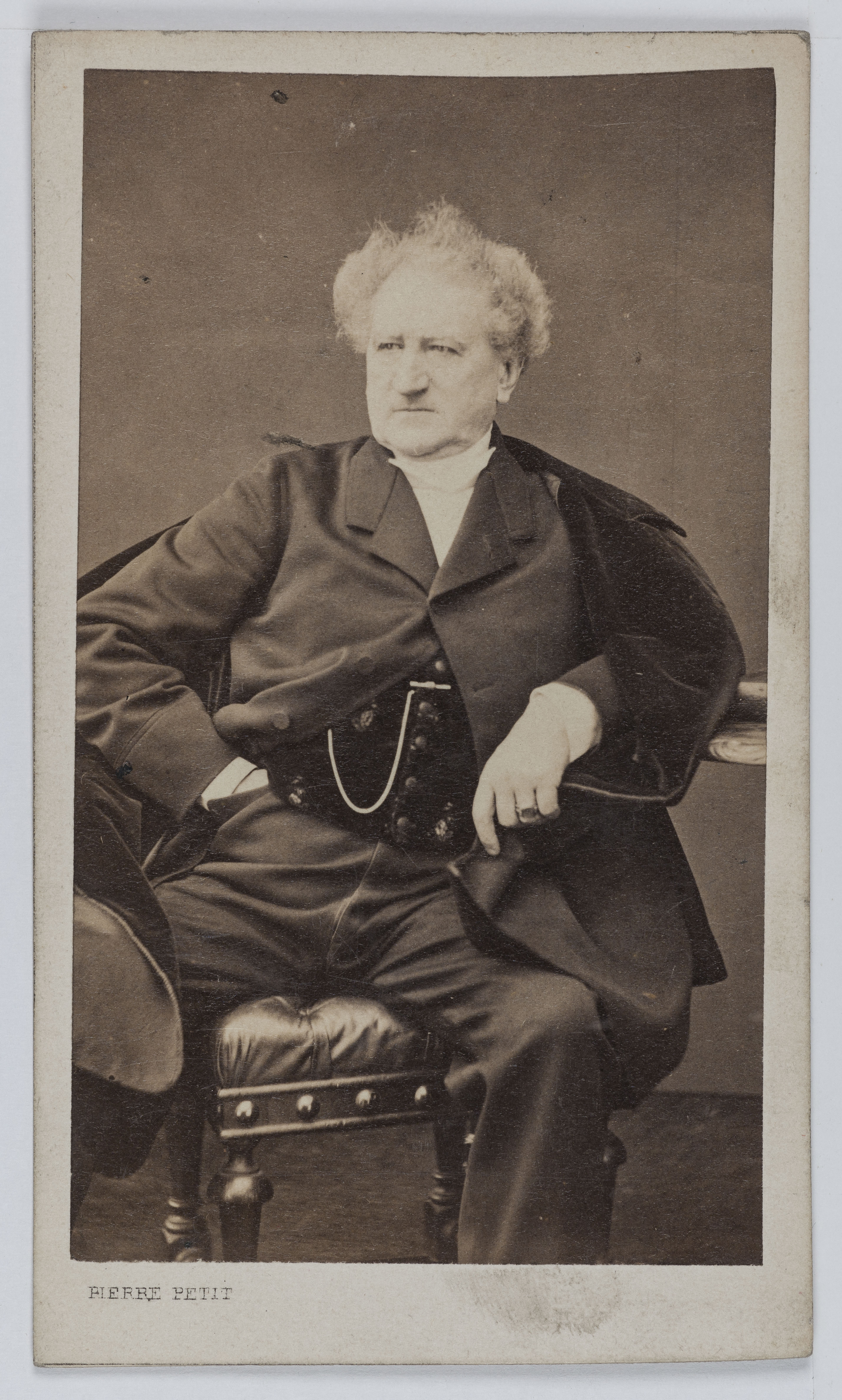 Pierre Petit, Portrait de Jean-Baptiste François Provost (1798-1865), acteur de théâtre entre 1820 et 1864.