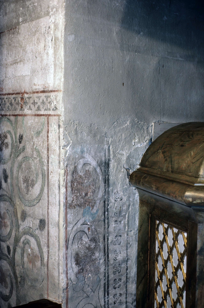 Rune Hammarling, Kalkmålning i Viksta kyrka, Viksta socken, Uppland 1986