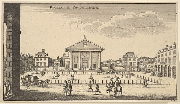 Wenceslaus Hollar, Piazza in Covent Garden