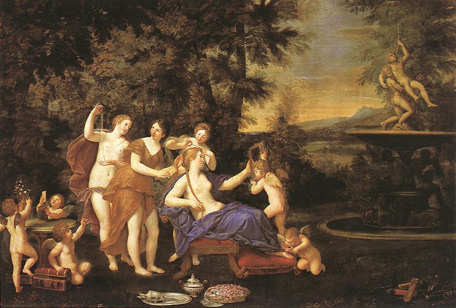 Francesco Albani, The toilet of Venus