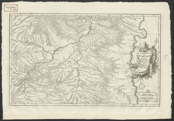 Anville, Jean Baptiste Bourguignon d', (1697-1782) (cartographer), VIIe. Feuille particuliere de la Tartarie Chinoise, qui contient la plus grande partie du Païs occupé par les Tartares Kalkas