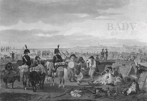 Wilhelm von Kobell, Camp of soldiers near a river