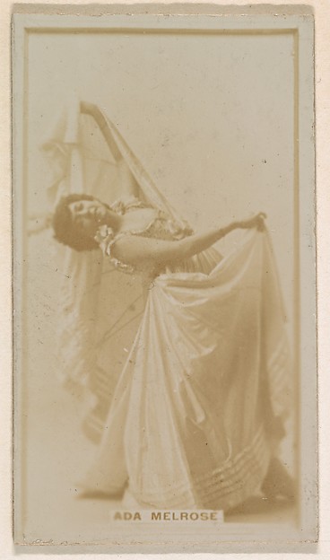 Kinney Brothers Tobacco Company, Ada Melrose, from the Actresses series (N245) issued by Kinney Brothers to promote Sweet Caporal Cigarettes