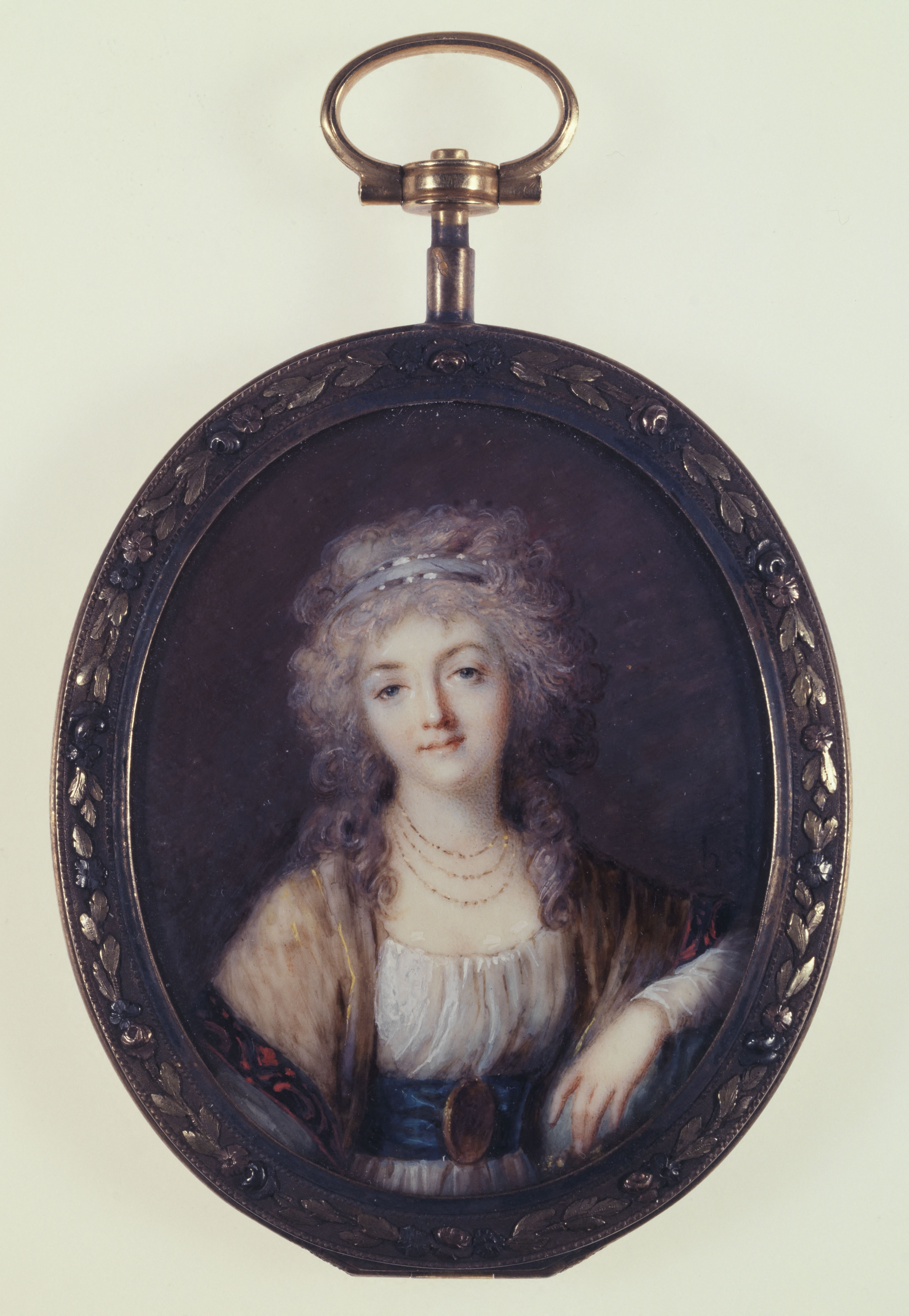 Ecole française, Portrait d'une jeune femme