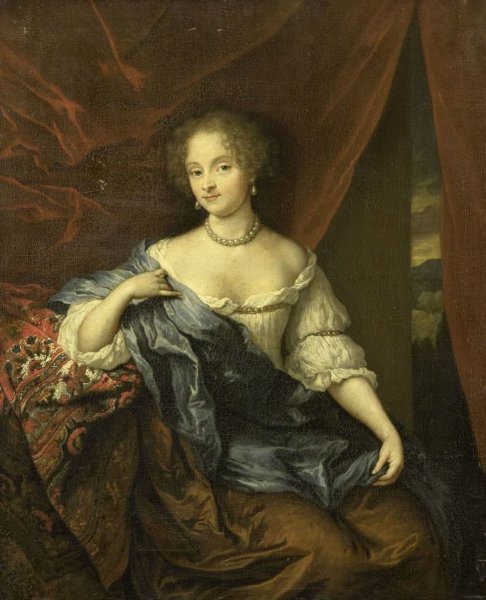 Caspar Netscher, Portrait of a woman, possibly a member of the van Citters family